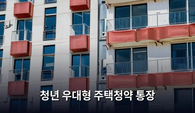 청년 우대형 주택청약 통장 가입 조건과 혜택 총정리
